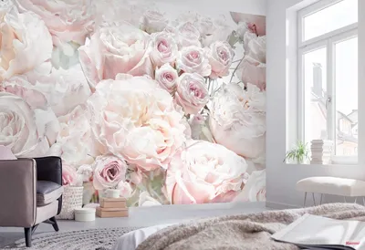 Красота роз в спальне: выбирайте формат, который вам нравится
