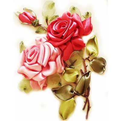Изображение прекрасных роз, украшенных лентами, доступно в webp