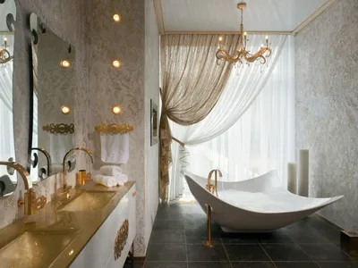 Ванная комната с рулонными шторами - стильное решение для современного интерьера