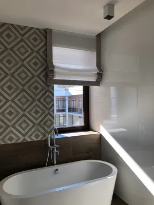 Рулонные шторы в ванной: новые фото в HD качестве