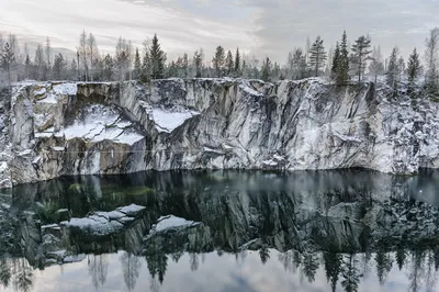 Зимний пейзаж Рускеалы: Великолепные снимки для скачивания