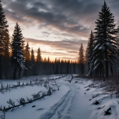Зимнее волшебство: Изображения зимы в России