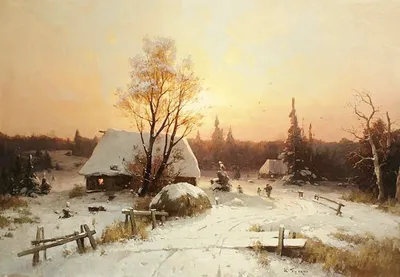 Зимний пейзаж: Фотографии русской природы в формате PNG