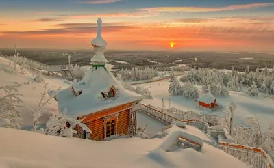 Зимний восторг: Изображения зимы в России