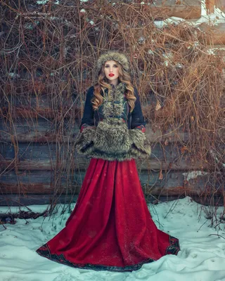 Русские красавицы в зимнем великолепии: выберите размер фото