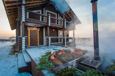 Фотографии Русской бани зимой: Изысканный выбор размеров