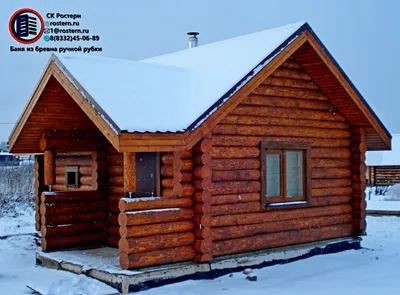 Фото Русской бани зимой: Очарование зимней красоты