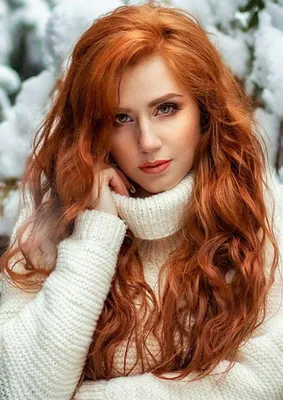 Зимние моменты с рыжими красавицами: Разные размеры изображений
