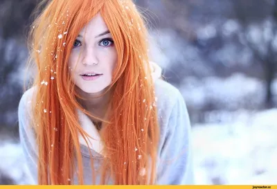 Фотографии рыжих девушек зимой: Выберите формат WebP для эксклюзива