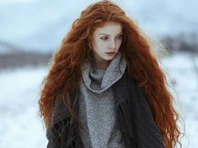 Фото рыжих красоток зимой: Отличное качество в формате WebP