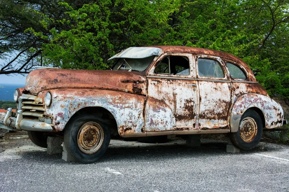 Фотография ржавых автомобилей в стиле ретро | Ржавые машины Фото №714809  скачать