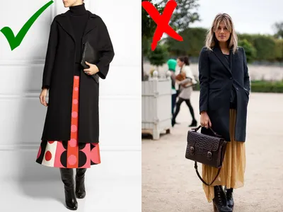 Трендовые сочетания: длинная юбка зимой на фотографиях