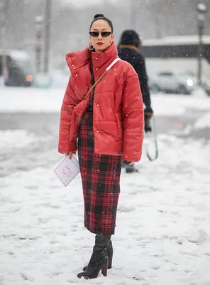 Секреты стильного образа: длинная юбка зимой на фото