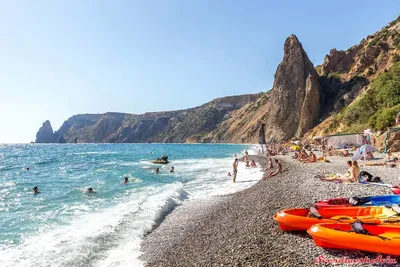 Фотографии пляжей Крыма: места, где природа вдохновляет