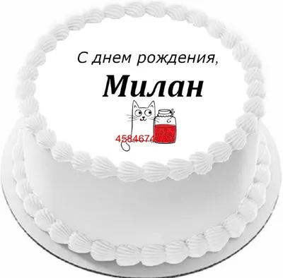 Скачать бесплатно новые фото с Днем Рождения Милана