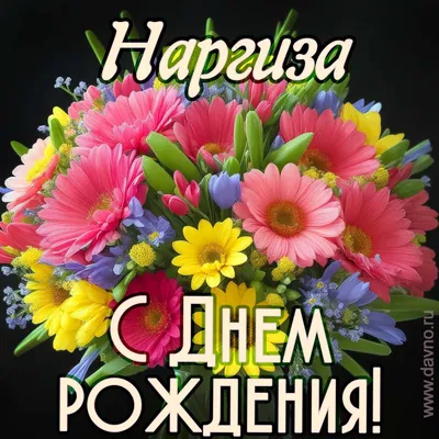 С Днем Рождения Наргиза - фото в формате JPG, PNG, WebP