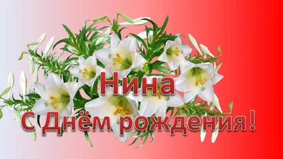 Поздравляем Тетю Нину с Днем Рождения! Посмотрите фото!