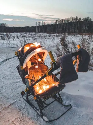 Фотоискусство зимы: коляска в JPG для вашего удовольствия