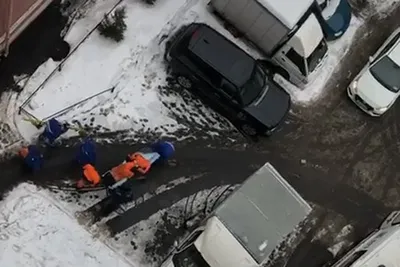 Вид сверху на зимний город: Скачивайте качественные фотографии в PNG