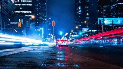 Загадка ночи: фотографии с машины на дорогу