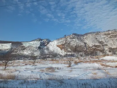 Зимний пассаж: фотоизображения за окном поезда