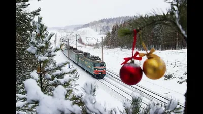 Зимний пейзаж на мониторе: с поезда до вашего компьютера