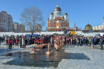 Уникальные снимки Крещения Господня