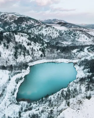 Сахалин зимой: Красочные фотографии природы