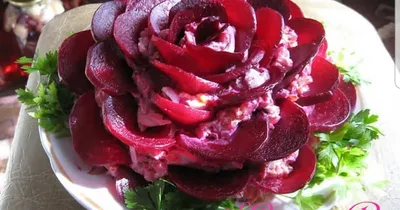 Фотография розы Салат черная роза с возможностью выбора размера