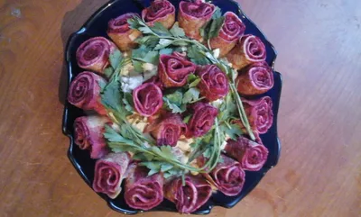 Фото салата розы: воплощение кулинарных фантазий