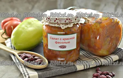 Арктическая симфония вкусов: Фото салатов с фасолью в разнообразных вариациях