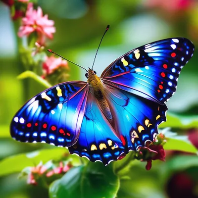 Бабочка, олицетворяющая гармонию: выберите размер и формат