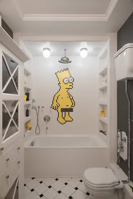 Арт-фото ванной комнаты в хорошем качестве