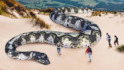 Впечатляющая фотка: самая большая змея
