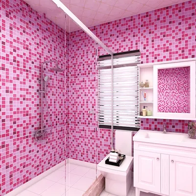 Фото самоклеющейся пленки для ванной комнаты с разными дизайнами
