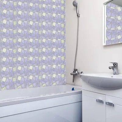 Фото самоклеющейся пленки для ванной комнаты с разными степенями прозрачности