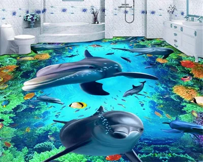 Ванная комната в стиле скандинавского дизайна с использованием самоклеющейся пленки: фото
