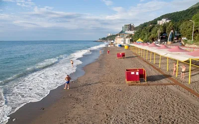 Фотоальбом счастливых моментов на пляже Санатория Алуштинского