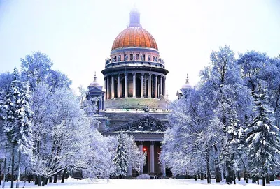 Лед и сияние: Красивые фотографии зимнего Петербурга