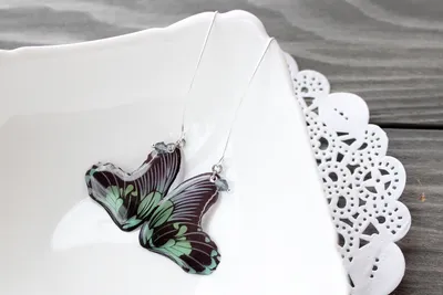 Восхитительные Серьги бабочки - фантастическое фото в формате WebP