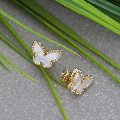 Элегантные Серьги бабочки - очень красивая картинка в JPG формате