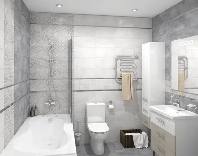 Фото серого кафеля в ванной комнате: новое изображение в HD