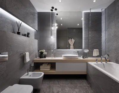 Серый кафель в ванной: создание элегантного и современного пространства