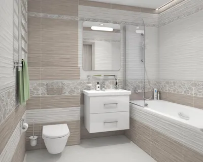Фотографии серого кафеля в ванной - Full HD изображения