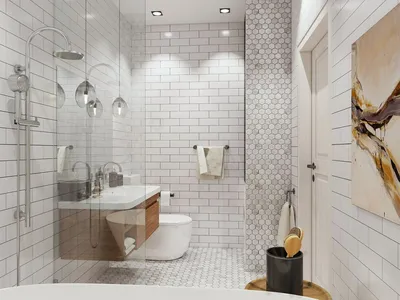 Арт фото ванной комнаты - творческий подход к декору