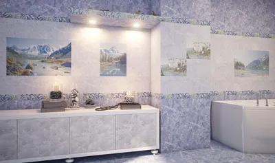 Шахтинская плитка для ванной: изображения в HD и Full HD