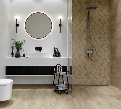Шахтинская плитка для ванной: полезная информация о дизайне