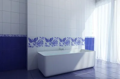 Фото ванной комнаты с шахтинской плиткой в Full HD