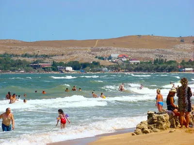 Фотографии Щелкино азовское море: слияние неба и водной глади