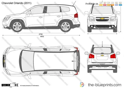 Фото Chevrolet Orlando с разных ракурсов